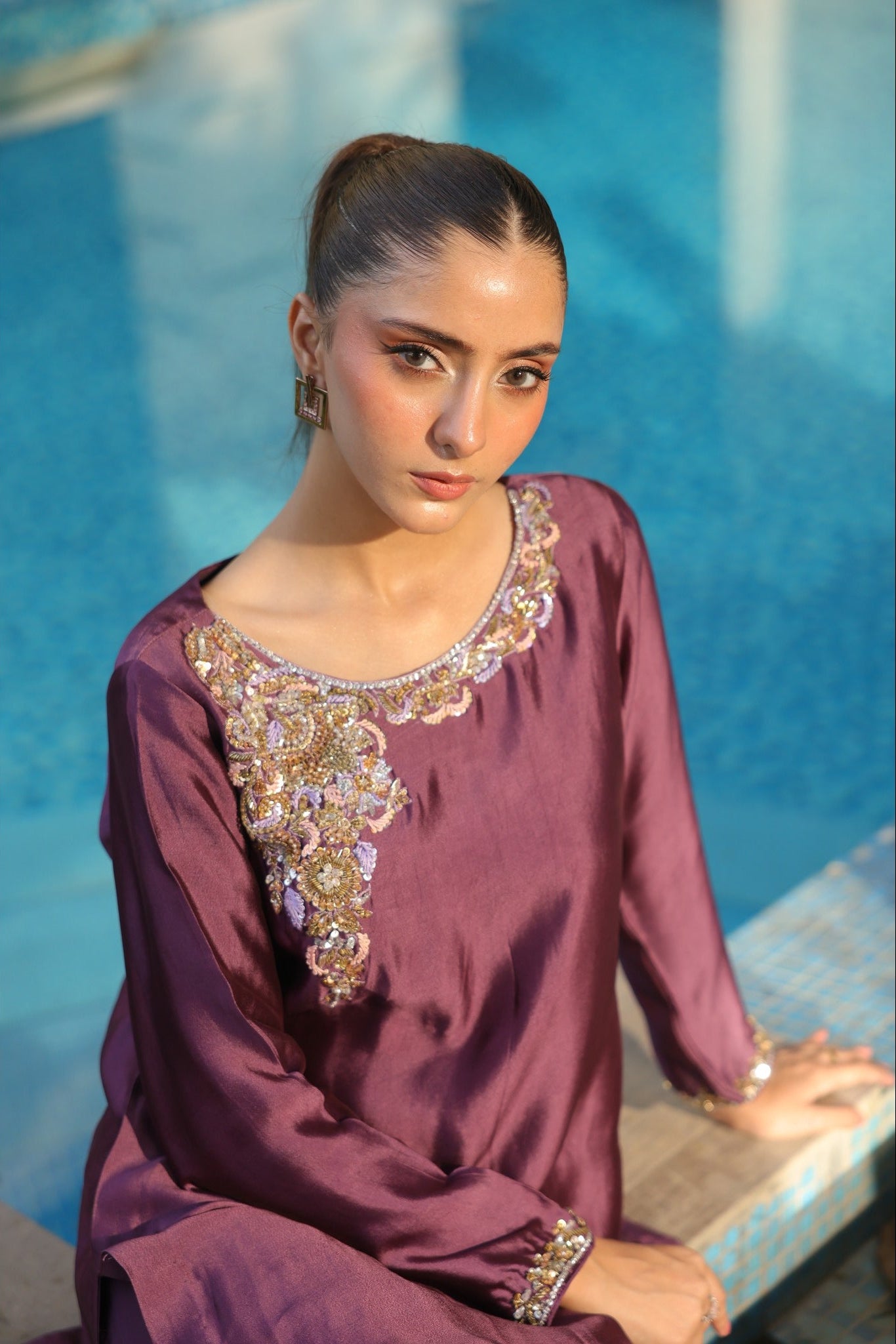purple color dress pakistani Purple Color Dress Pakistani 39 Bridal Purple-Lilac Ideas Pakistani Bridal, Pakistani